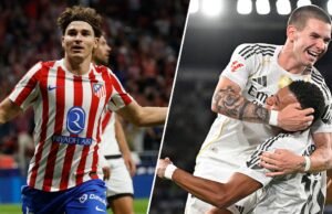 Com Julián Álvarez no título e Mastantuono no banco, o AtléticoS recebe Madri Real