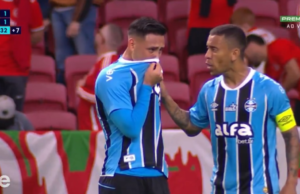 Erick Noriega chorou quando fez duas sentenças controversas com Gremio e Internacional