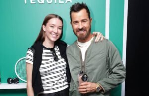 Justin Throux e Nicole Brydon Bloom também servem amor no US Open