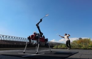 Os cientistas ensinaram a Ai “Robot Dog” como jogar badminton contra as pessoas-e é muito bom