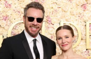 Kristen Bell distribui fotos gratuitas para 2 meninas para celebrar o homem alto