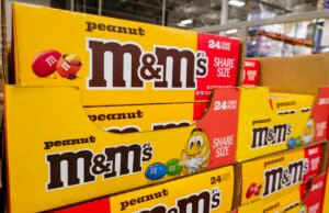 M&M e Skickers para produzir novos novos, levando uma queda clássica