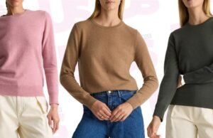 Este suéter de caxemira 100% preparado e 100% é de apenas US $ 50 por pergunta