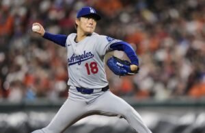 Yoshinobu Yamamoto está caindo de uma da incerteza para a perda de Dodger