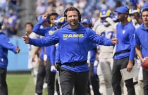 Sean McVy, ele disse que sofreu uma fáscia rasgada durante os Rams
