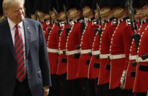 Rei Carlos III para remover o diplomata da ponta como uma saudação de Trump para a segunda visita estadual