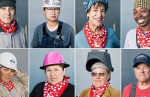 Bay Area Women Building War War II Navio, canalizando Rosie the Riveter
