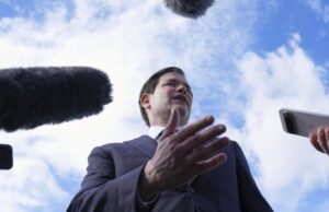 Rubio encontrou o presidente do México no México, quando Crump Flexes na América Latina na América Latina