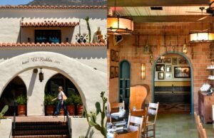No hotel mais novo de Ojai, o mais antigo também