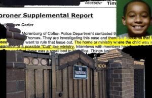 Uma criança morre. Dois homens desapareceram. A polícia entrevistou a festa religiosa da Califórnia