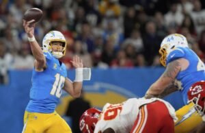 Justin Herbert Go ‘Sr. Beast ‘no coração da família no carregador de vitórias do Brasil