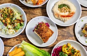 Cozinha local e vizinhos das fotografias vizinhas mais rapidamente em LA