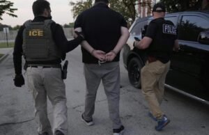 Nega o gelo usando força excessiva quando a imigração é para a prisão de Chicago