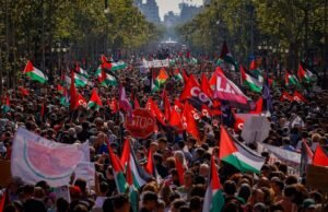 Dezenas de milhares de pessoas se expressaram na Espanha para mostrar seu apoio a Gaza: “Sinto que a demonstração mudará”
