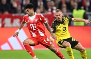 Bayern Munique x Borussia Dortmund Ao Vivo, Data 7 da BundesLiga, acompanhe Luis Díaz Minuty no primeiro minuto