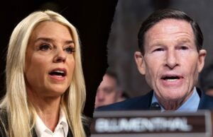 Bondi e Blumenthal colidem com o registro militar durante os senadores auditivos