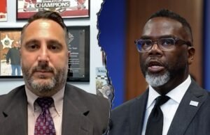 O vereador de Chicago acusou o prefeito da política policial em discussão sobre o parto do debate sobre a imigração