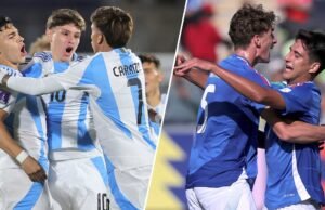 A seleção argentina é equivalente a 0-0 0-0 contra a Itália no final de um grupo de U20 Cup