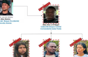 Esta é a cirurgia de três meses que levou à prisão de Alias Karla e Álex, os jovens dirigentes da Indiela Central, contra Iván Morgisco, Huila
