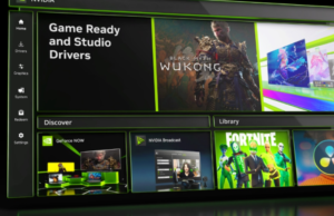 Novas atualizações sobre o aplicativo NVIDIA traz grandes mudanças no laptop