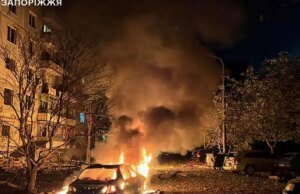 A Rússia lançou um enorme foguete e drone, matando cinco infraestrutura e danos à infraestrutura e infraestrutura destrutiva