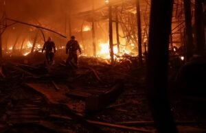 A Rússia invadiu mísseis e drones contra múltiplas infraestruturas energéticas da área da Ucrânia