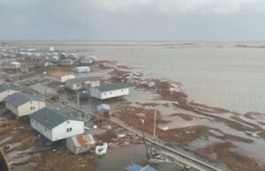 Uma forte tempestade move mais de 1.500 pessoas no Delta de Yukon-Kuskokwim