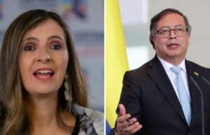 Paloma Valencia pede a Gustavo Petro em vez de retirar o slogan ao Centro Democrático: