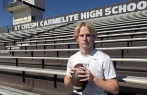 Chase Curren, do segundo ano, mostra grande potencial para CRESPI não elaborado