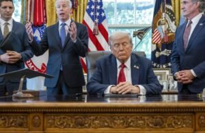 A lista mostra a entrega de Trump Linding US $ 15 bilhões em cortes adicionais de energia