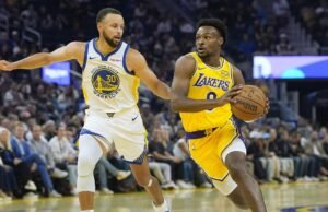 Com três domínios principais, Lakers caindo nos Jogos Pressason para Warriors