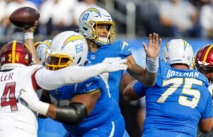 Justin Herbert interceptação foi uma desgraça para a perda de Washington