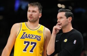 Luka Doncic espera um teste difícil contra Steph Curry na estreia do Lakers