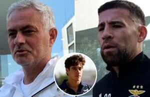 Jogadores do Benfica escolhem candidato ao 1º campeão: resposta de Otamendi a Colapinto