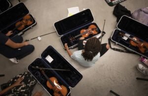 Programa de orquestra juvenil La Phil Guts East La sampan ‘dudamel