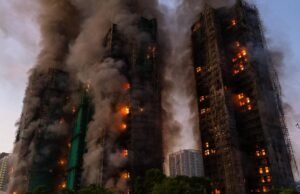 3 Preso em Hong Kong, como um incêndio de alta qualidade, 36 mortos e 279 desaparecidos