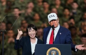 O líder japonês disse que Trump o chamou de que a China não irá com a China