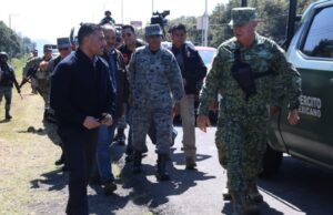 Harfuch e Trevilla Trejo visitam Uruapan para monitorar o andamento do plano de Michoacán