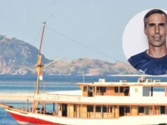 O avô da família desaparecida na Indonésia disse: “Meus três netos e meu genro podem ter ficado presos no barco, que quebrou e afundou rapidamente”.