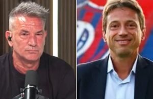 A troca entre Diego Díaz e Marcelo Moretti em meio à crise do San Lorenzo: “O clube é motivo de chacota do futebol argentino”