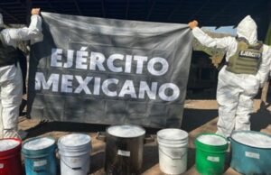 Apreensão de laboratório clandestino com 8 toneladas de primeiro-ministro e 300 toneladas de metanfetamina em Michoacán