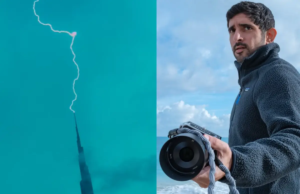 O príncipe herdeiro de Dubai, Sheikh Hamdan, compartilha um vídeo viral do relâmpago atingindo o Burj Khalifa