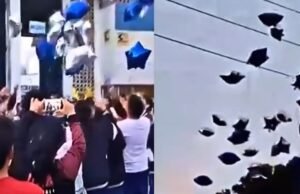 La Libertad: O bairro de Trujillo ficou sem luz por causa dos balões metálicos lançados pelos estudantes.
