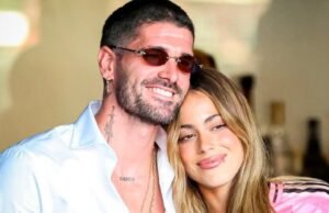 Comemoração de Tini Stoessel com Rodrigo de Paul após inauguração do Inter Miami na MLS