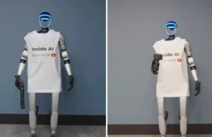 Tiro do robô HumanOid