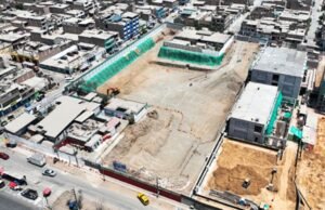 É assim que avança a construção do hospital Enrique Montenegro em San Juan de Lurigancho