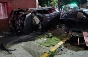 Explosão e capotamento em Flores: família na rua foi atropelada e mulher está segura