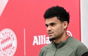 O Bayern de Munique parabenizou o Junior FC pelo título, na foto de Luis Díaz: o líder da seleção colombiana também expressou sua alegria.