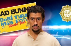 Três pessoas foram presas por roubar itens durante o show Bad Bunny