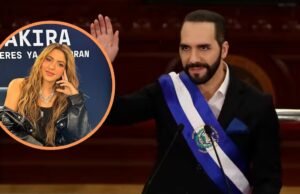 Bukele destaca o sucesso de Shakira e sua residência na América Central: “El Salvador está mudando”